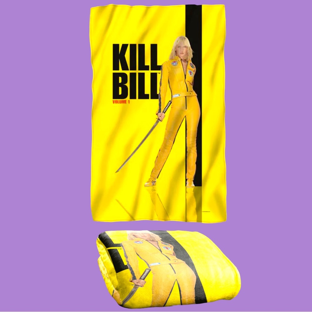 Kill Bill & Vol 1 Poster Polyster Fleece Blanket 36 x 58